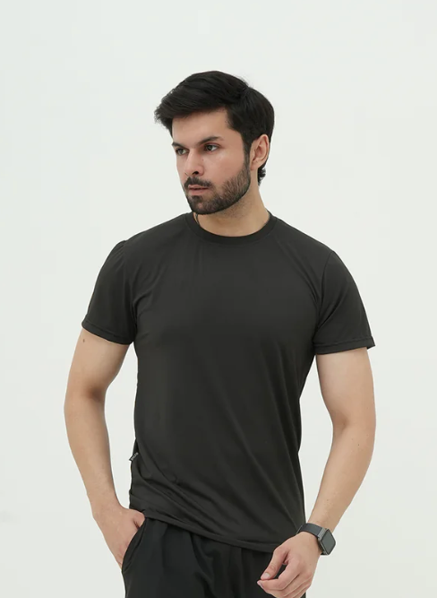 Black Active Mesh Pro Shirt