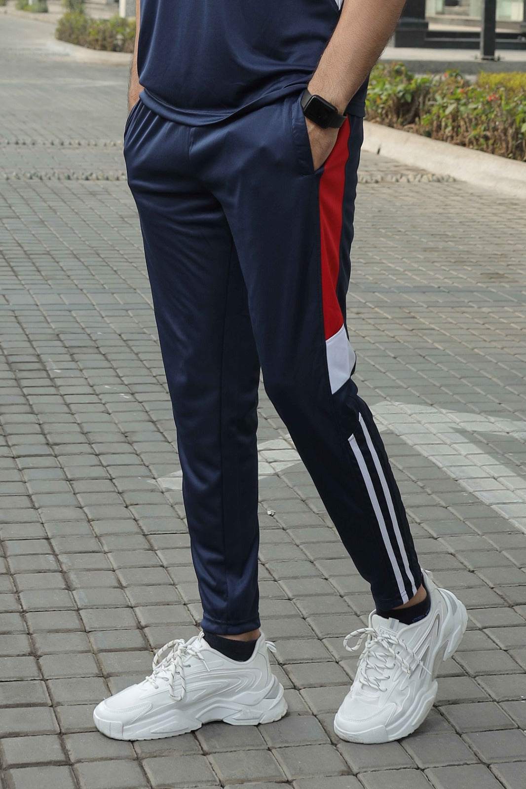 Navy Intentive Polo Dri-Fit Trouser