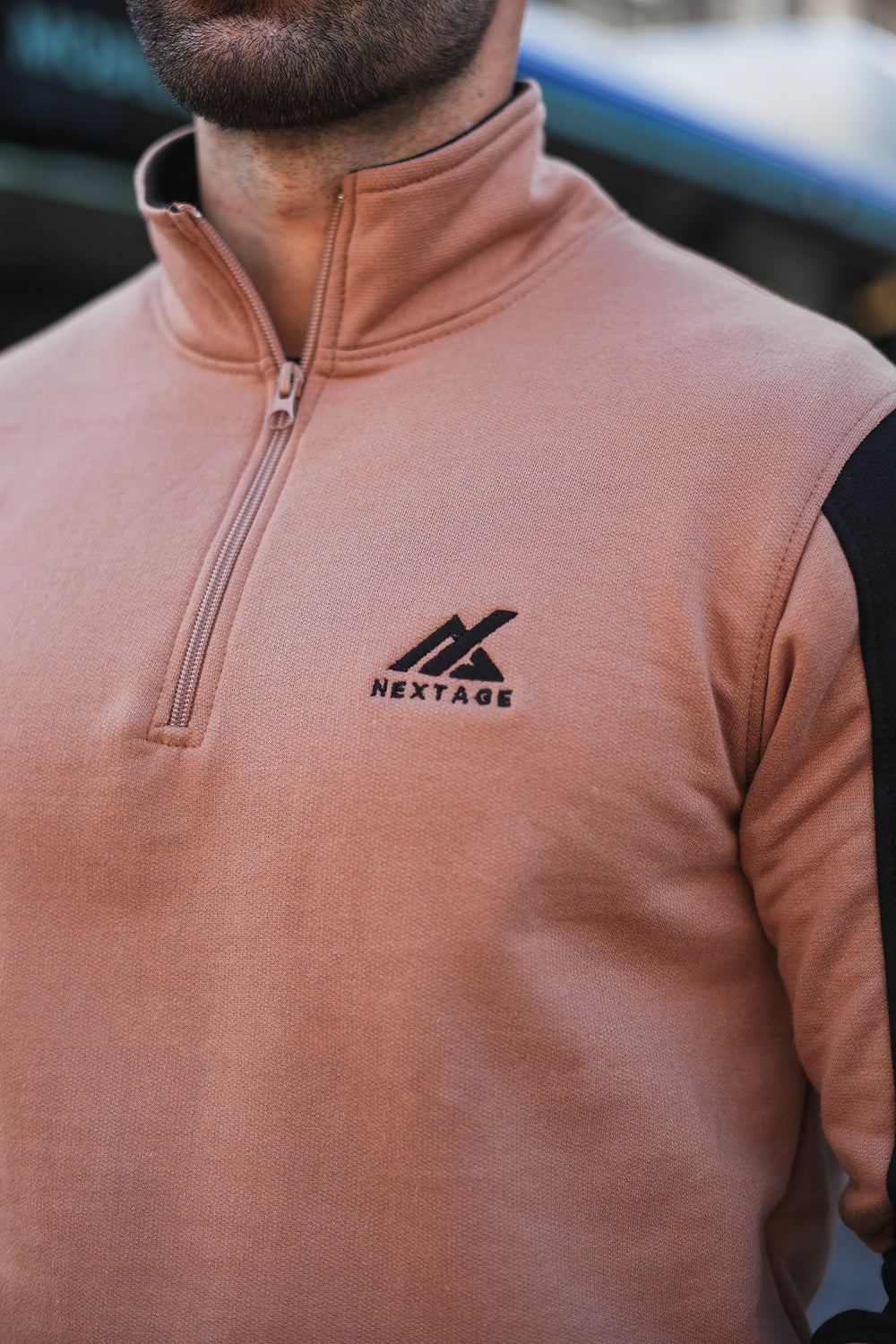 Nextage Tan Cotton Fleece Shirt