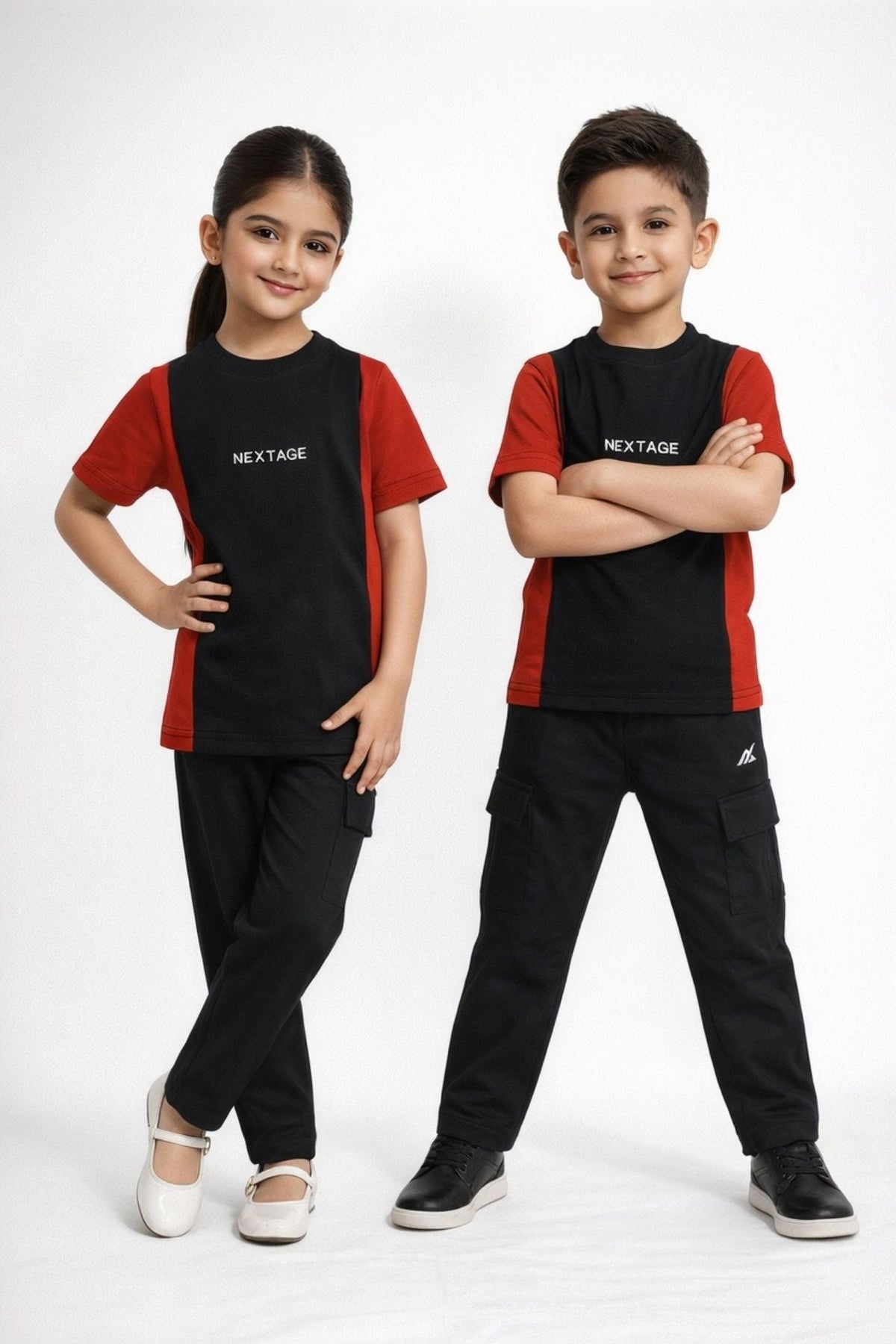 kids contrast outfit