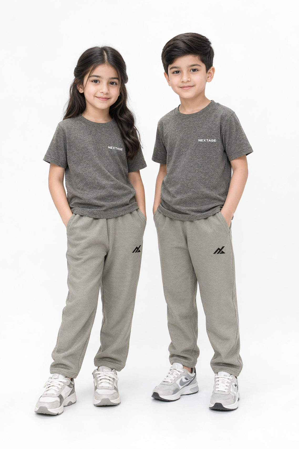 Nextage Kids Charcoal Marl Grey Tracksuit | Nextage Pakistan