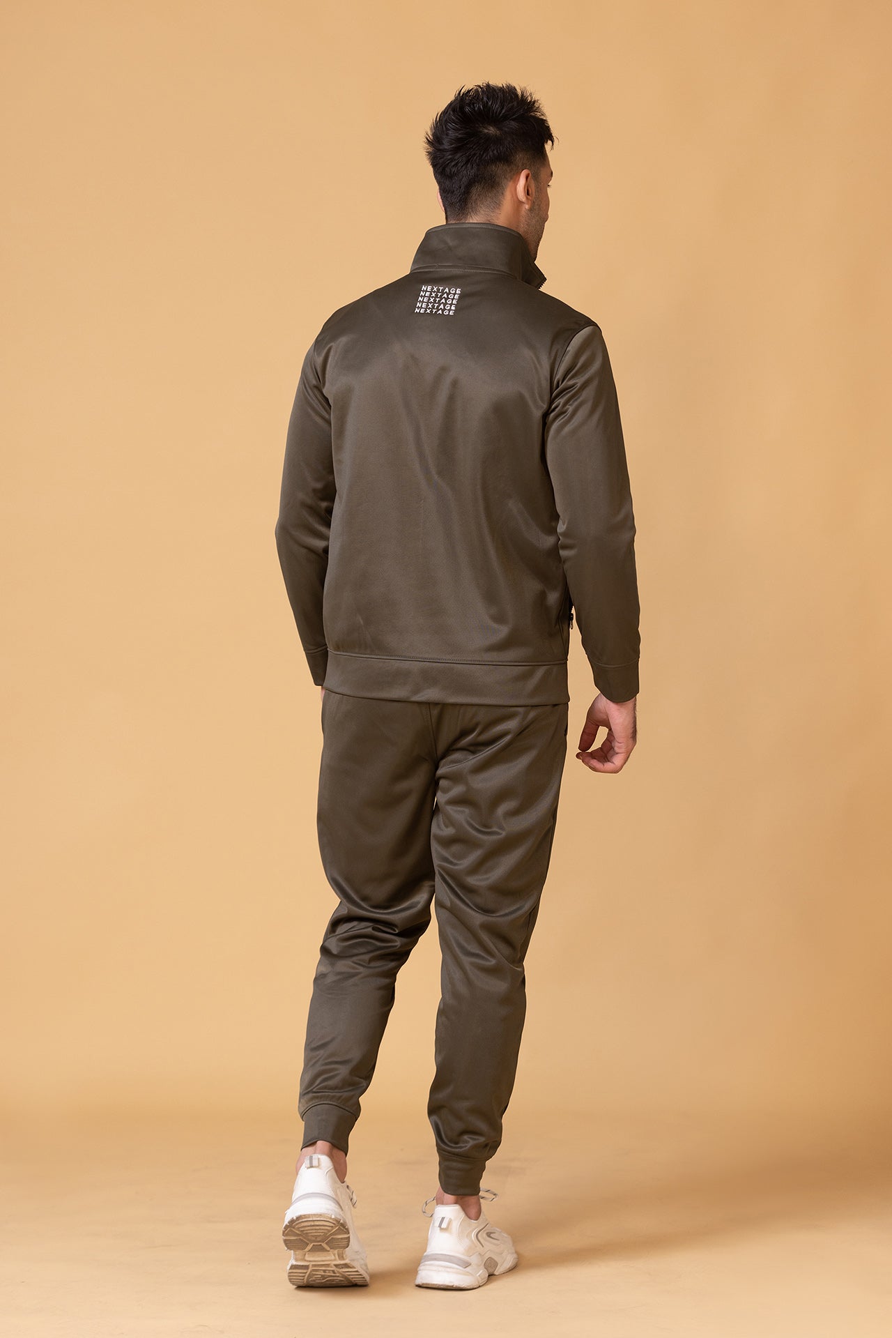 nextage olive zip through tracksuit, Winter tracksuit in pakistan,