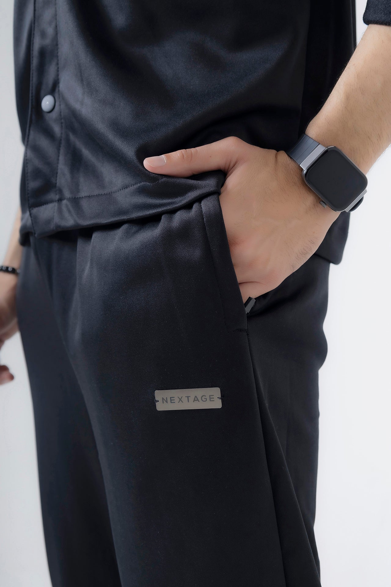 Nextage Black Safari Tracksuit