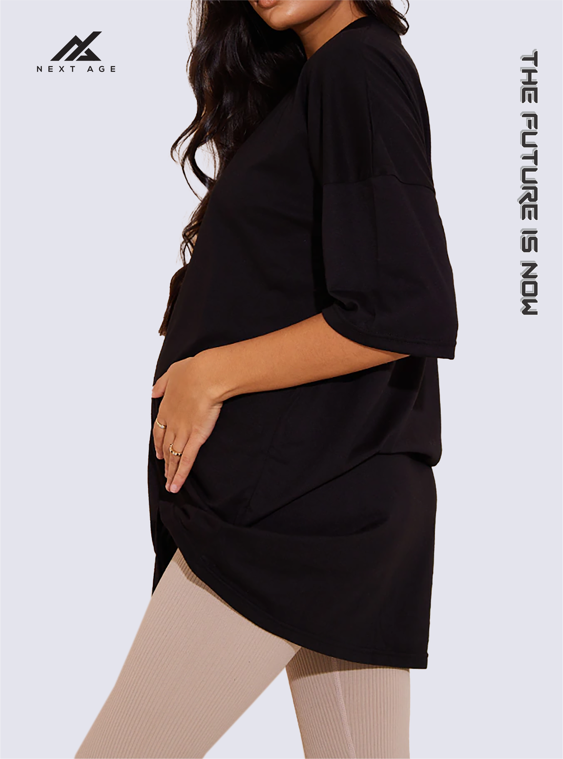 Oversize Premium Black Oversized Tee