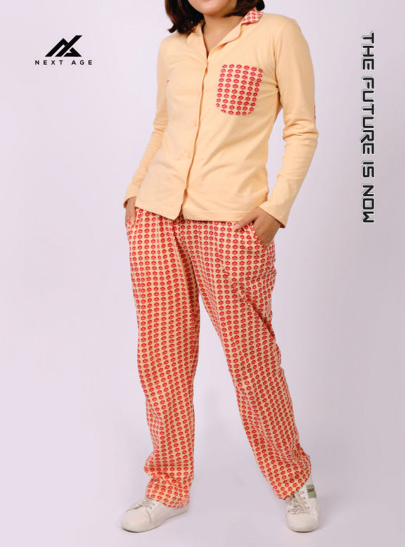 Floral Pocket Nightwear PJS