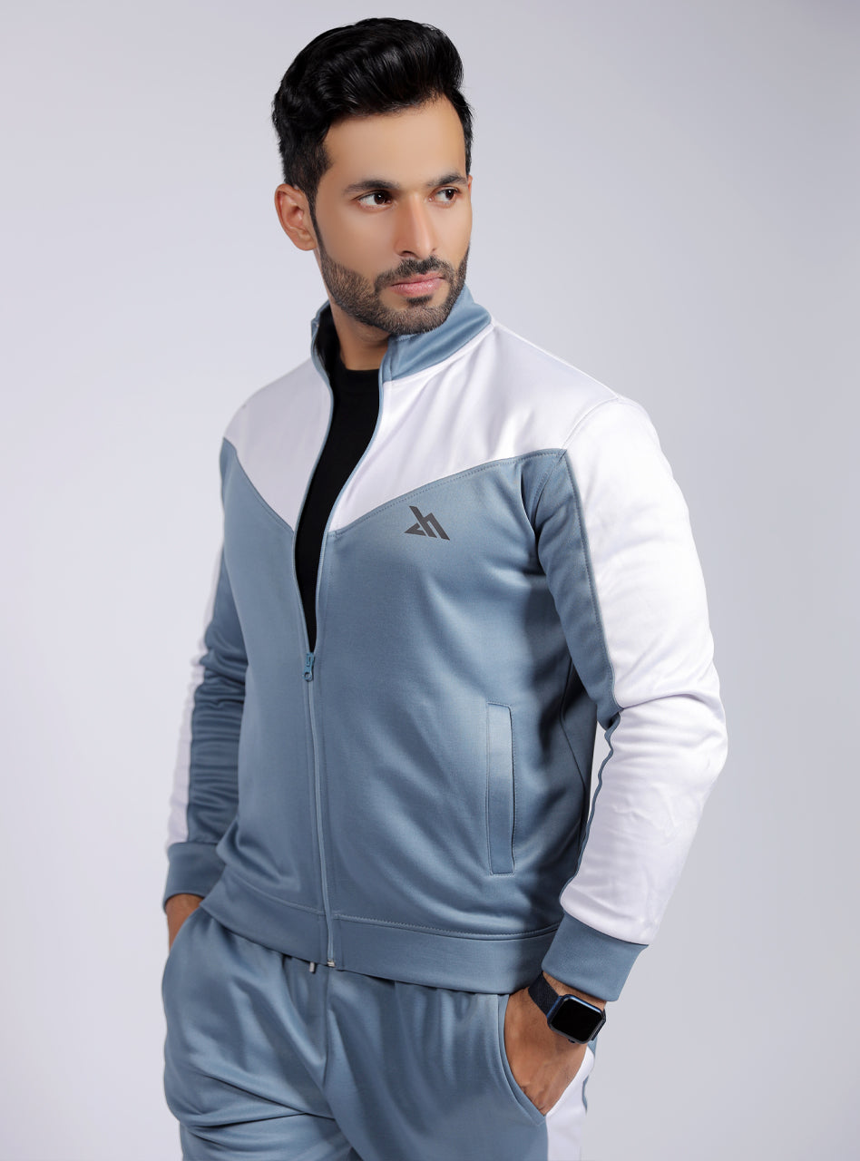 winter dusty blue tracksuit for mens,